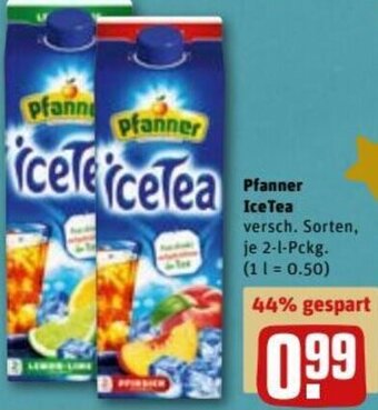 REWE Pfanner IceTea tilbud