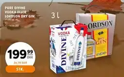 Scandinavian Park PURE DIVINE VODKA ELLER LORDSON DRY GIN, DKK 199.99 tilbud