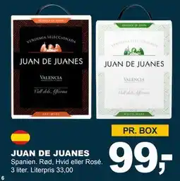 Let-Køb JUAN DE JUANES, DKK 99 tilbud