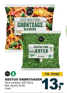 Let-Køb GESTUS GRØNTSAGER, DKK 13 tilbud