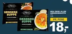 Let-Køb MOU OKSE- ELLER HØNSEKØDSUPPE, DKK 18 tilbud