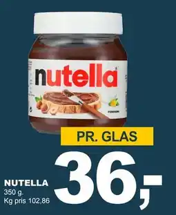 Let-Køb NUTELLA, DKK 36 tilbud