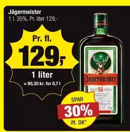 Calle Jägermeister, DKK 129 tilbud