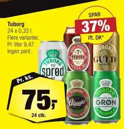 Calle Tuborg, DKK 75 tilbud