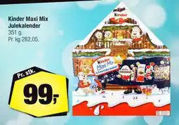 Calle Kinder Maxi Mix Julekalender, DKK 99 tilbud