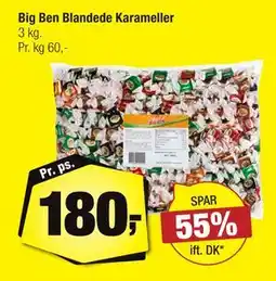 Calle Big Ben Blandede Karameller, DKK 180 tilbud