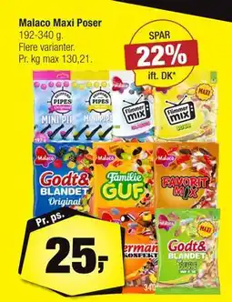 Calle Malaco Maxi Poser, DKK 25 tilbud