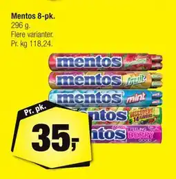 Calle Mentos 8-pk., DKK 35 tilbud