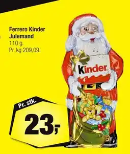 Calle Ferrero Kinder Julemand, DKK 23 tilbud