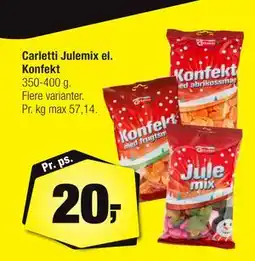 Calle Carletti Julemix el. Konfekt, DKK 20 tilbud