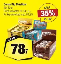 Calle Corny Big Müslibar, DKK 78 tilbud