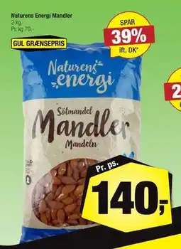 Calle Naturens Energi Mandler, DKK 140 tilbud