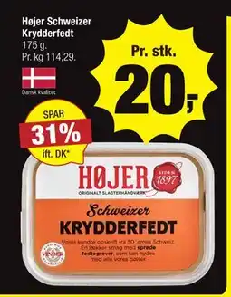 Calle Højer Schweizer Krydderfedt, DKK 20 tilbud