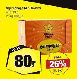 Calle Stjernehaps Mini Salami, DKK 80 tilbud