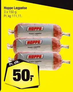 Calle Hoppe Løgpølse, DKK 50 tilbud