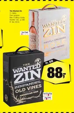 Calle The Wanted Zin, DKK 88 tilbud