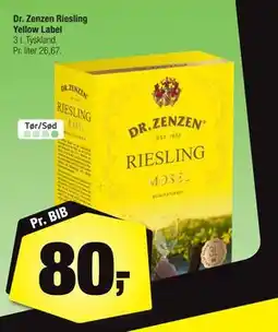 Calle Dr. Zenzen Riesling Yellow Label, DKK 80 tilbud