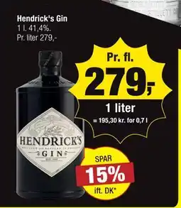 Calle Hendrick's Gin, DKK 279 tilbud