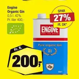 Calle Engine Organic Gin, DKK 200 tilbud
