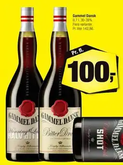 Calle Gammel Dansk, DKK 100 tilbud