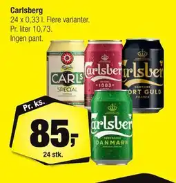 Calle Carlsberg, DKK 85 tilbud