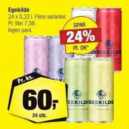 Calle Egekilde, DKK 60 tilbud