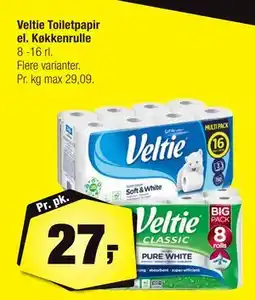 Calle Veltie Toiletpapir el. Køkkenrulle, DKK 27 tilbud