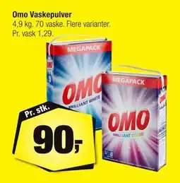 Calle Omo Vaskepulver, DKK 90 tilbud