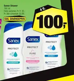 Calle Sanex Shower, DKK 100 tilbud