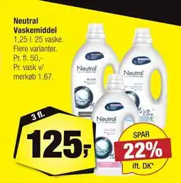 Calle Neutral Vaskemiddel, DKK 125 tilbud