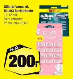 Calle Gillette Venus el. Mach3 Barberblade, DKK 200 tilbud