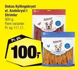 Calle Dokas Kyllingebryst el. Andebryst I Strimler, DKK 100 tilbud