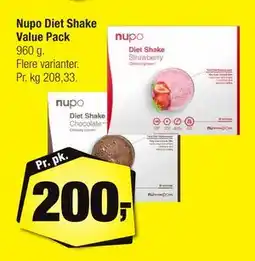 Calle Nupo Diet Shake Value Pack, DKK 200 tilbud