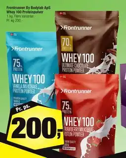 Calle Frontrunner By Bodylab ApS Whey 100 Proteinpulver, DKK 200 tilbud