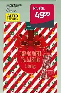 Fleggaard Fredsted Økologisk Te Julekalender, DKK 49.99 tilbud