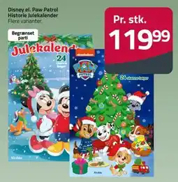 Fleggaard Disney el. Paw Patrol Historie Julekalender, DKK 119.99 tilbud