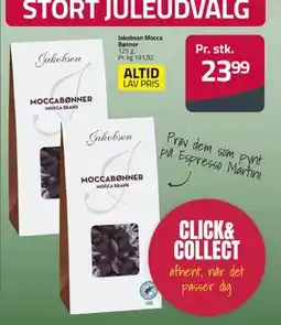 Fleggaard Jakobsen Mocca Bønner, DKK 23.99 tilbud