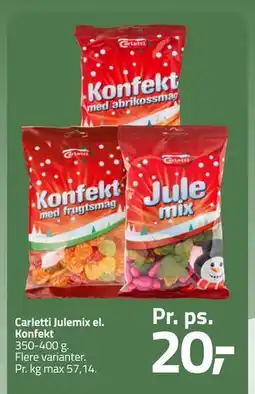Fleggaard Carletti Julemix el. Konfekt, DKK 20 tilbud