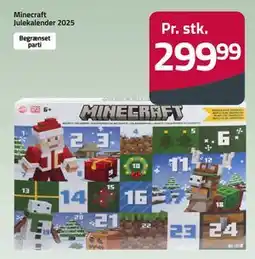Fleggaard Minecraft Julekalender 2025, DKK 299.99 tilbud