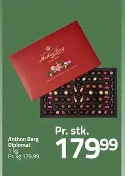 Fleggaard Anthon Berg Diplomat, DKK 179.99 tilbud