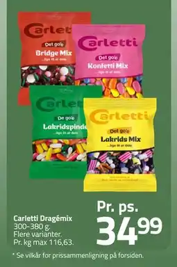 Fleggaard Carletti Dragémix, DKK 34.99 tilbud