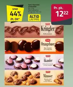Fleggaard Toms Klassiske Chokolader, DKK 12.22 tilbud
