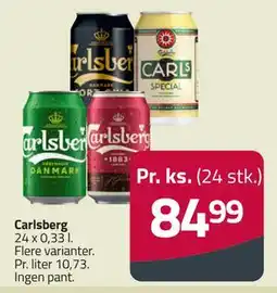 Fleggaard Carlsberg, DKK 84.99 tilbud