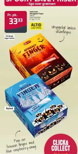 Fleggaard Halloween Afhuggede Fingre, DKK 33.33 tilbud