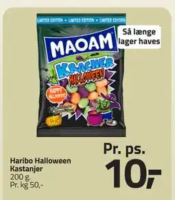 Fleggaard Haribo Halloween Kastanjer, DKK 10 tilbud
