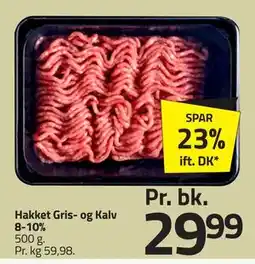 Fleggaard Hakket Gris- og Kalv 8-10%, DKK 29.99 tilbud