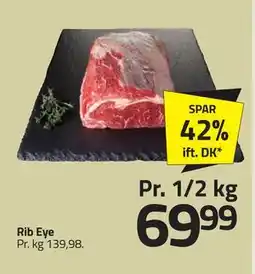 Fleggaard Rib Eye, DKK 69.99 tilbud