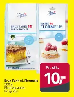 Fleggaard Brun Farin el. Flormelis, DKK 10 tilbud