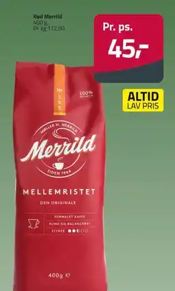 Fleggaard Rød Merrild, DKK 45 tilbud