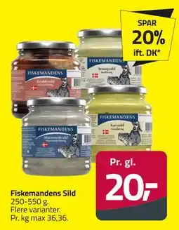 Fleggaard Fiskemandens Sild, DKK 20 tilbud